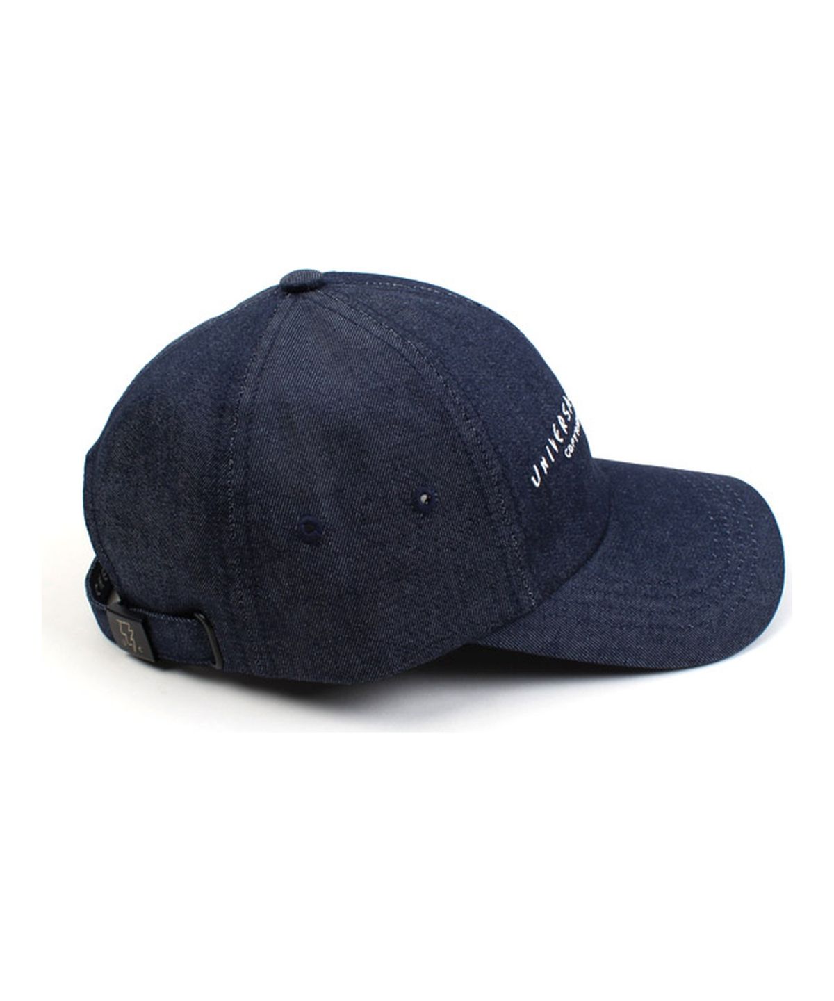 유니버셜 케미스트리(UNIVERSAL CHEMISTRY) Dark Denim Logo Low Ballcap 데님볼캡