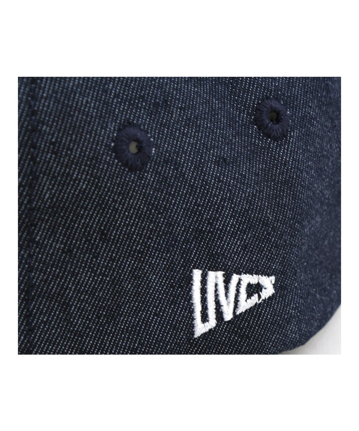 유니버셜 케미스트리(UNIVERSAL CHEMISTRY) Dark Denim Logo Low Ballcap 데님볼캡
