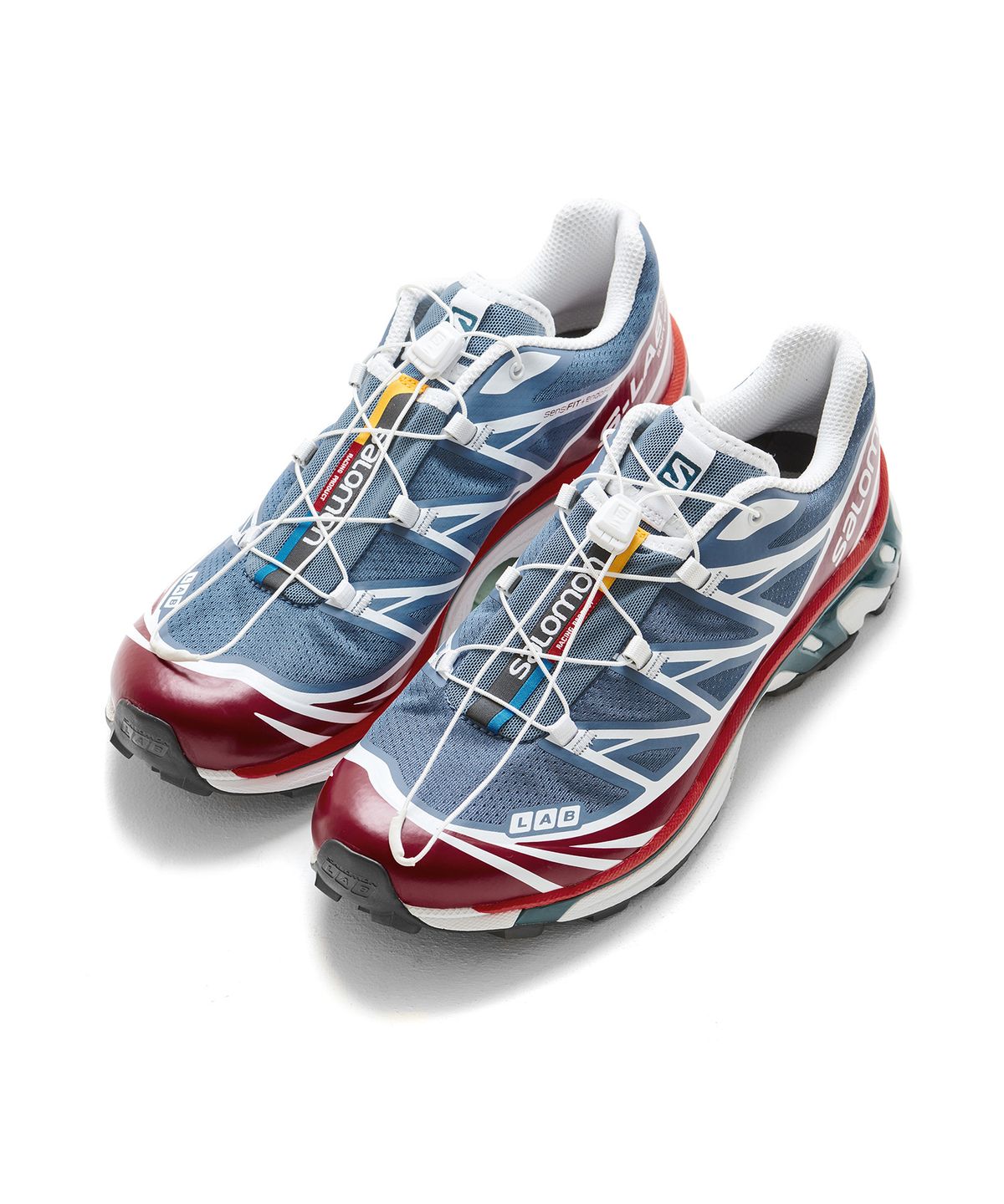 살로몬(SALOMON) XT-6 - 애쉴리 블루:화이트:체리 토마토 / L41317100