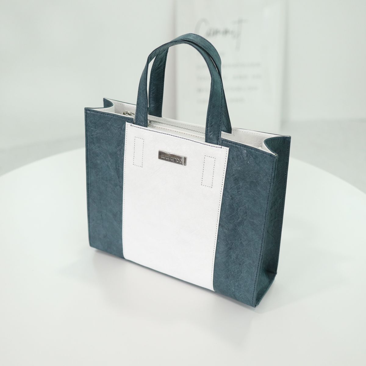 왈라루(WALLAROO) 왈라루 미니 마카롱 숄더 토트백 블루