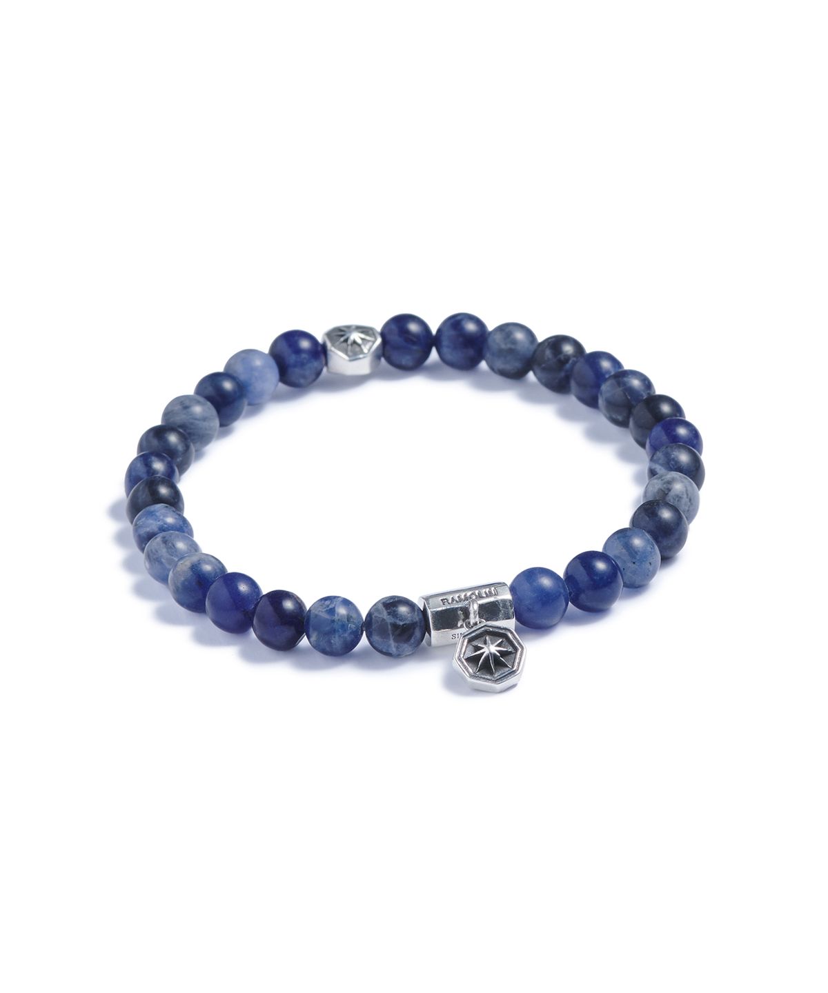 라모랭(RAMOLIN) India Gemstone Silver Bracelet Placid Sea