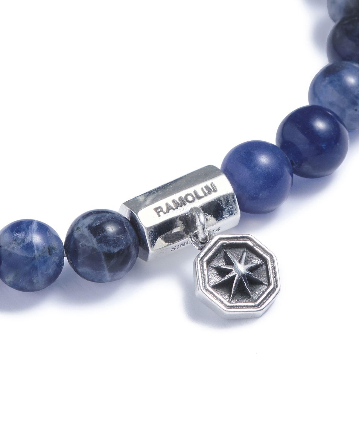 라모랭(RAMOLIN) India Gemstone Silver Bracelet Placid Sea