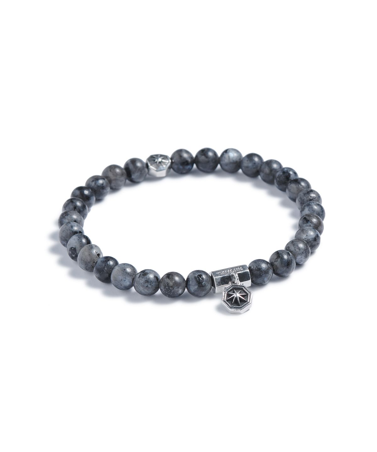 라모랭(RAMOLIN) India Gemstone Silver Bracelet Midnight Fog