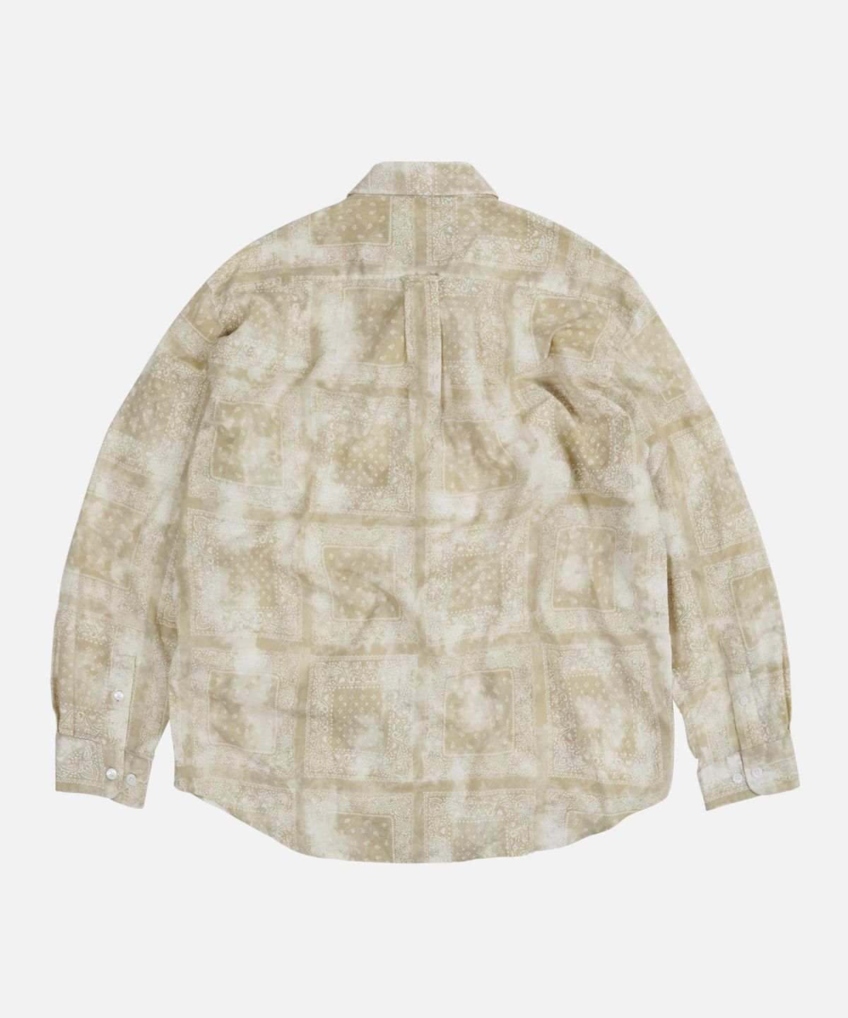 프리즘웍스(FRIZMWORKS) TIE-DYED BANDANA OVERSIZED SHIRT _ BEIGE