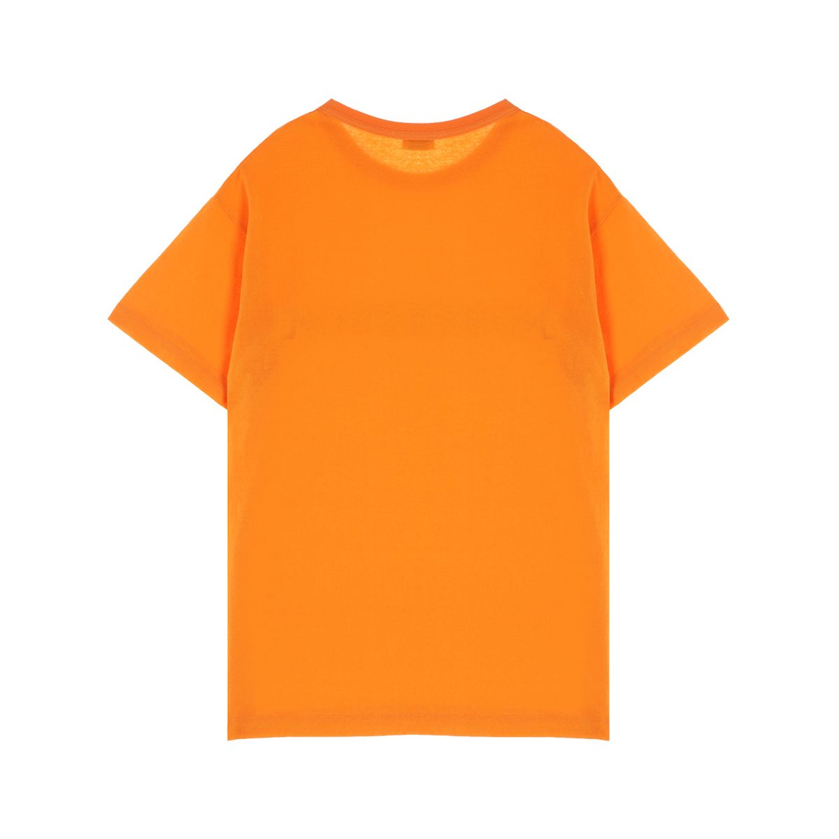 노벤타 케이(NOVENTA-K) 루즈핏 라운드 반팔 티셔츠 Orange