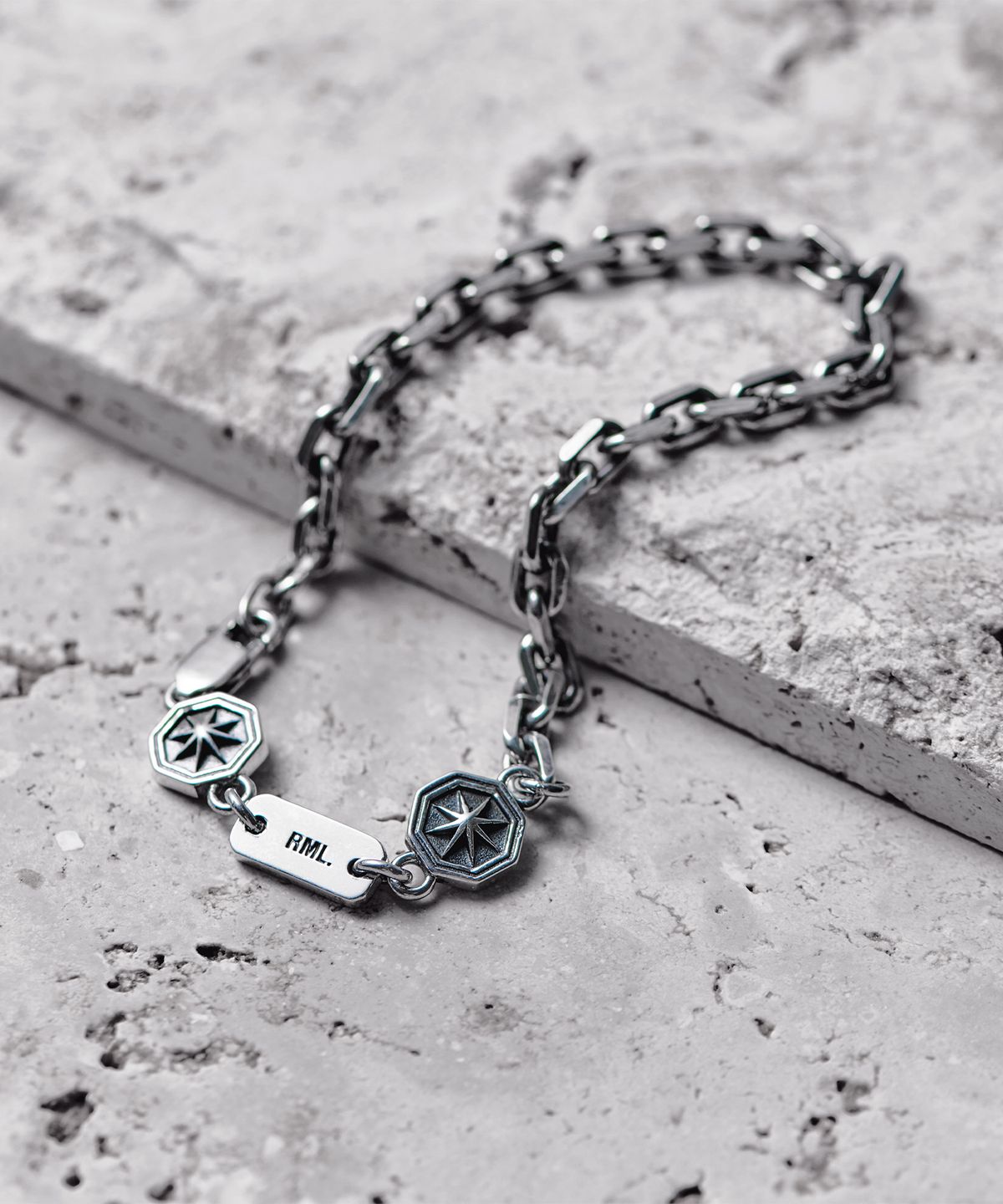 라모랭(RAMOLIN) Twins Silver Chain Bracelet