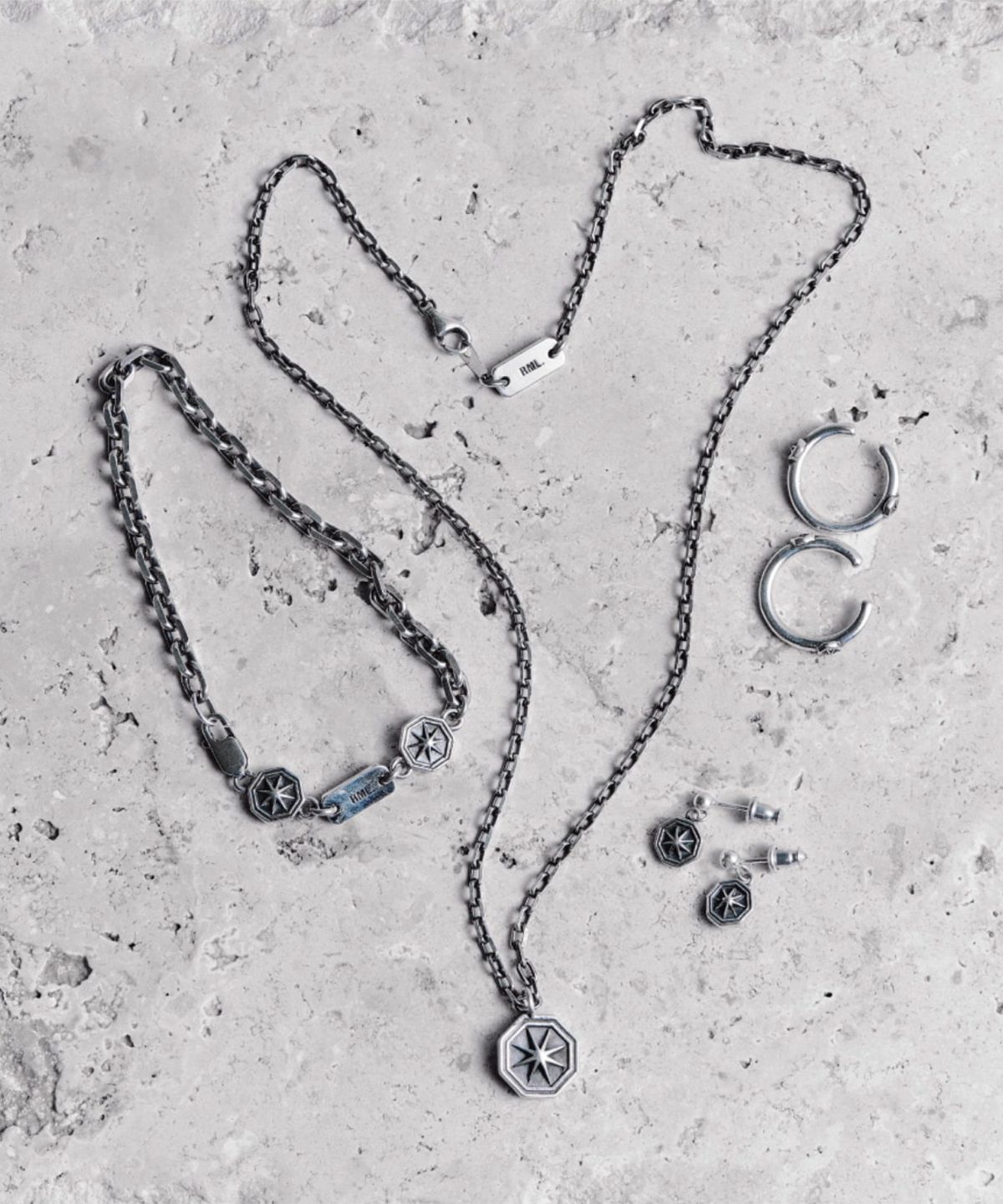 라모랭(RAMOLIN) Twins Silver Chain Bracelet