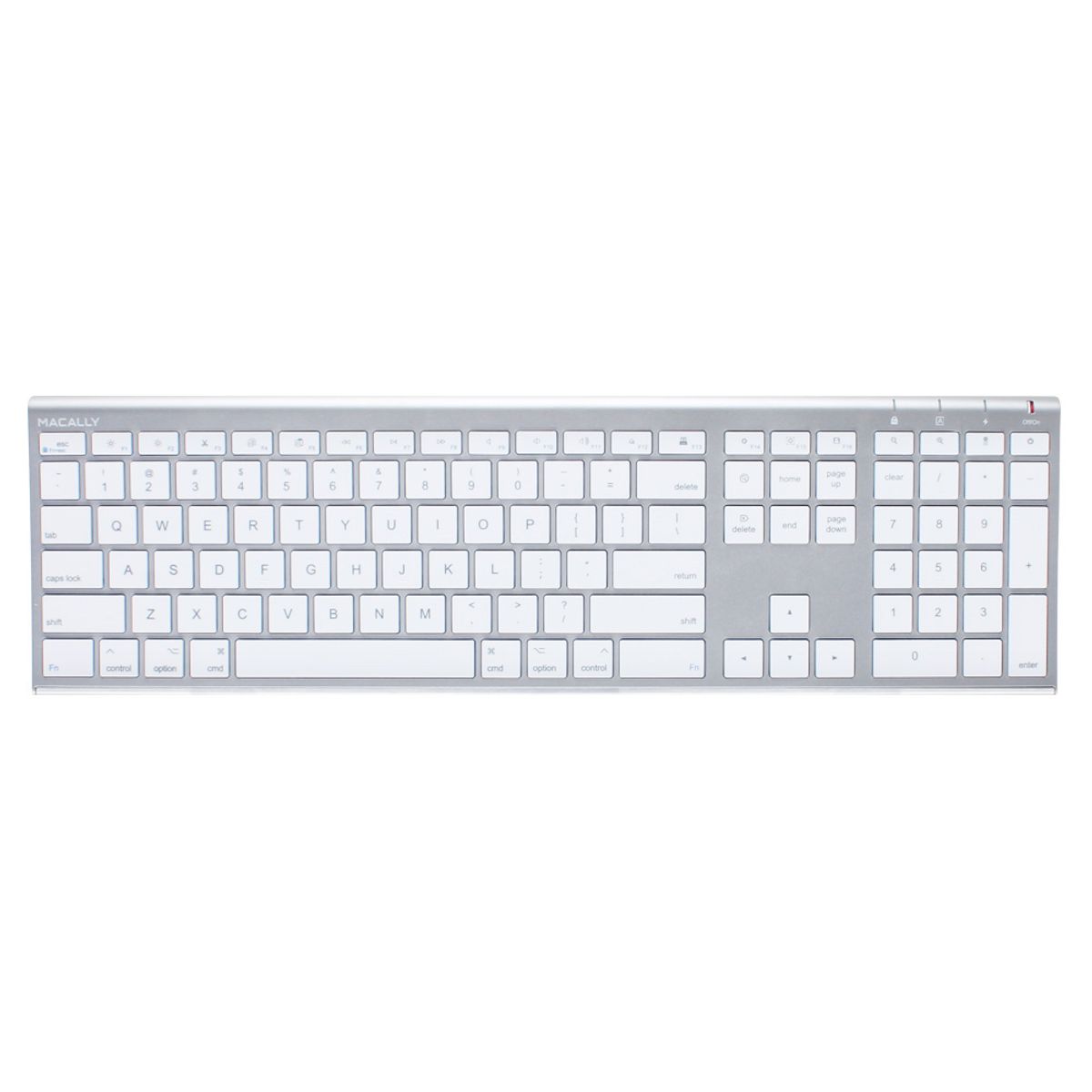 맥컬리(MACALLY) RFACEKEY 애플 맥 키보드 무선슬림 풀 키패드