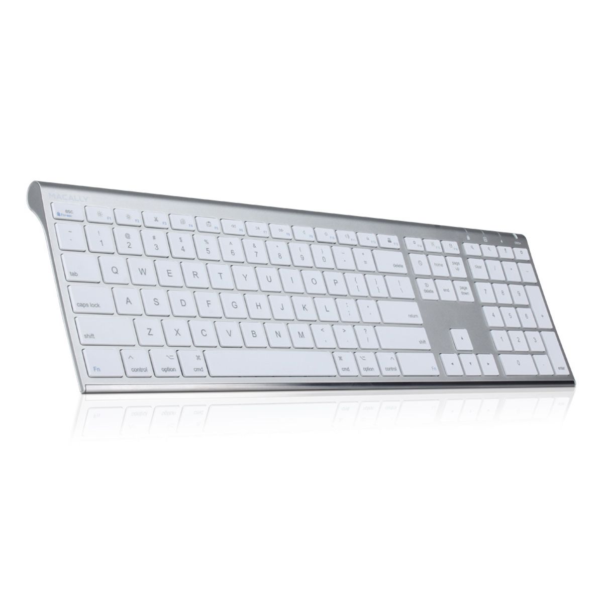 맥컬리(MACALLY) RFACEKEY 애플 맥 키보드 무선슬림 풀 키패드