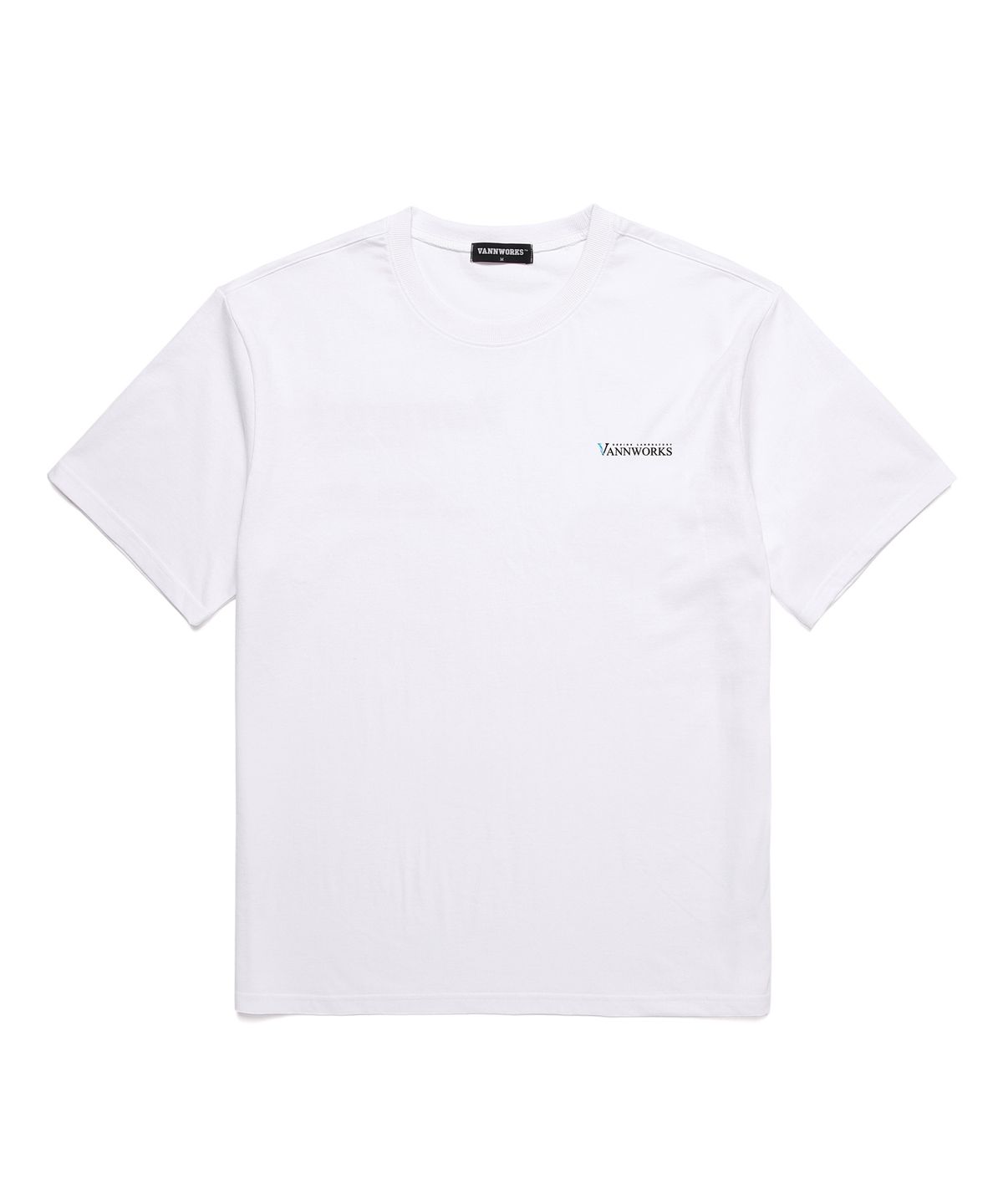 밴웍스(VANNWORKS) New V Logo 오버핏 반팔 티셔츠(VNCTS207) 화이트