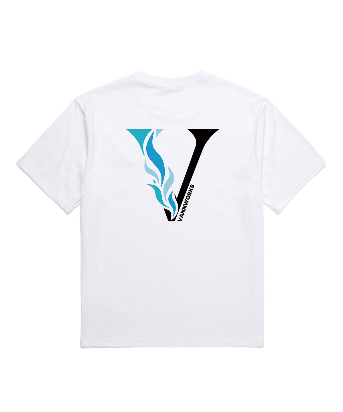 밴웍스(VANNWORKS) New V Logo 오버핏 반팔 티셔츠(VNCTS207) 화이트