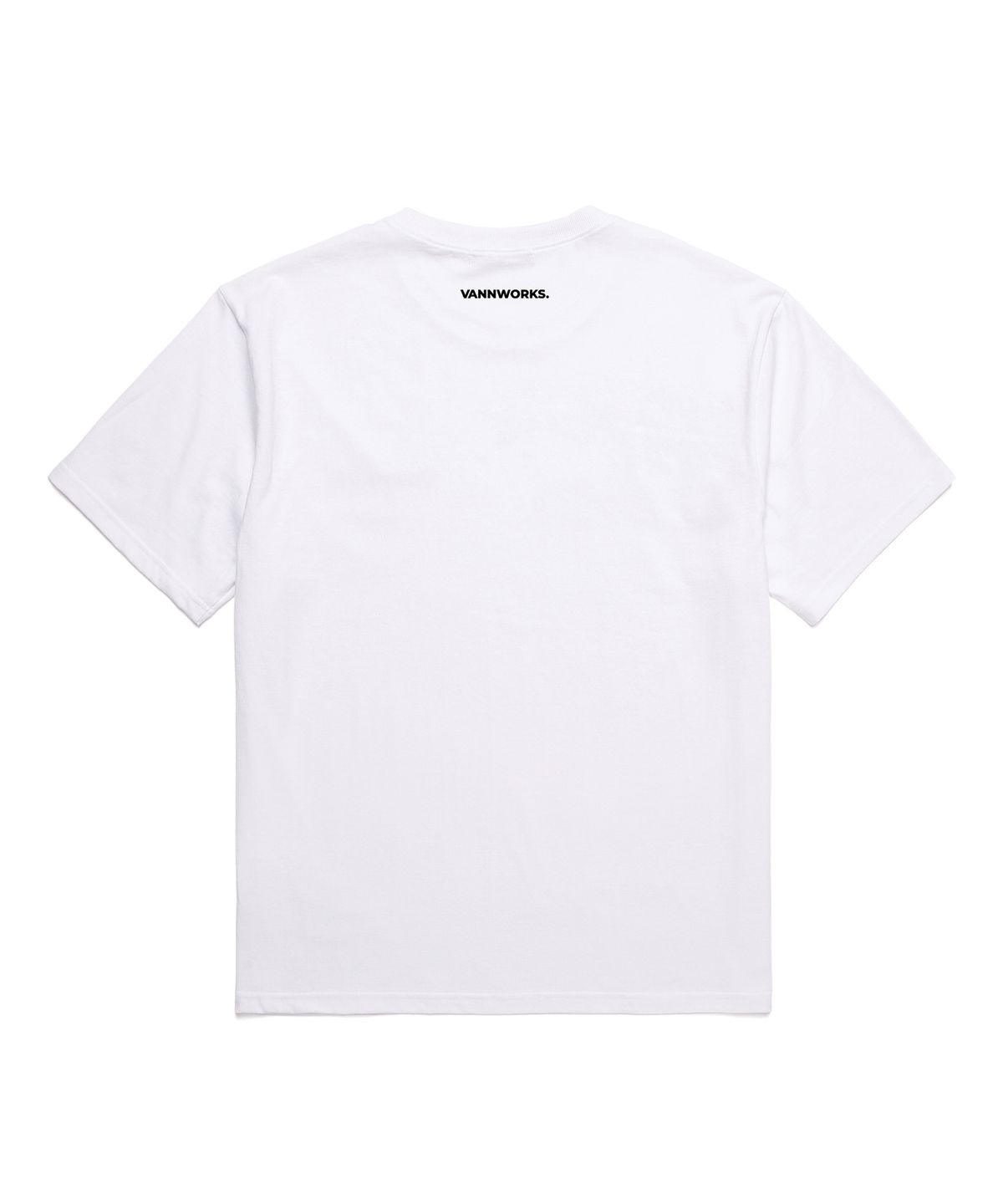 밴웍스(VANNWORKS) Hash Tags logo 오버핏 반팔 티셔츠 (VNCTS211) 화이트