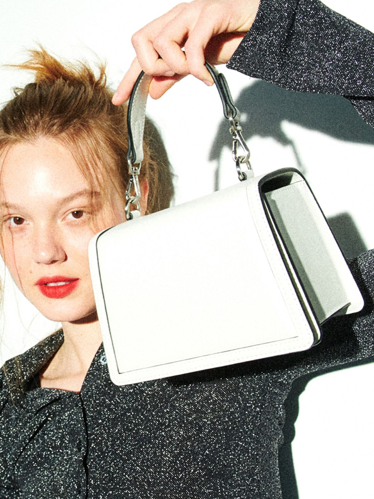 세미코드(SEMICODE) acode bag - line white