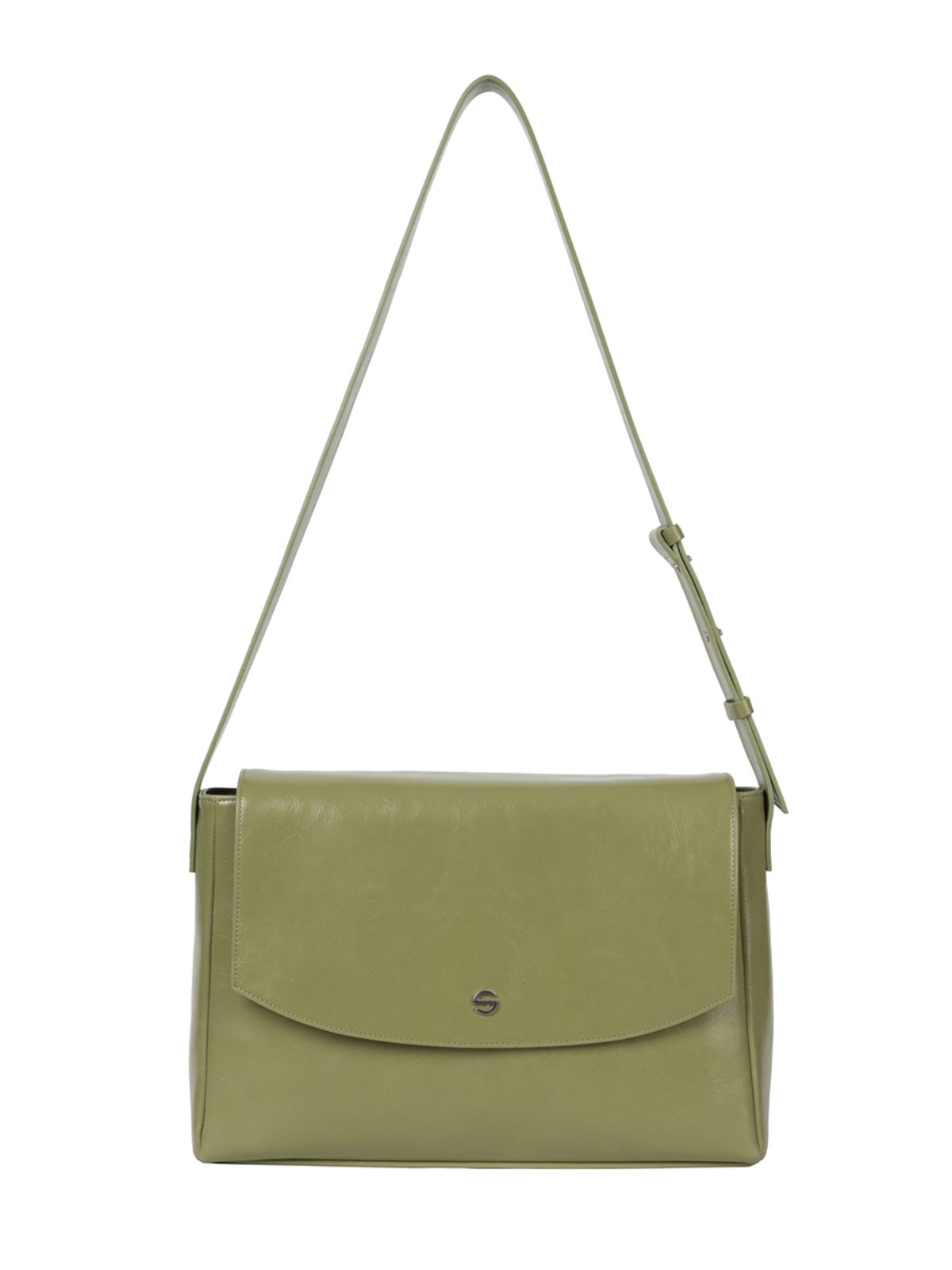 세미코드(SEMICODE) capture bag - crinkle olive