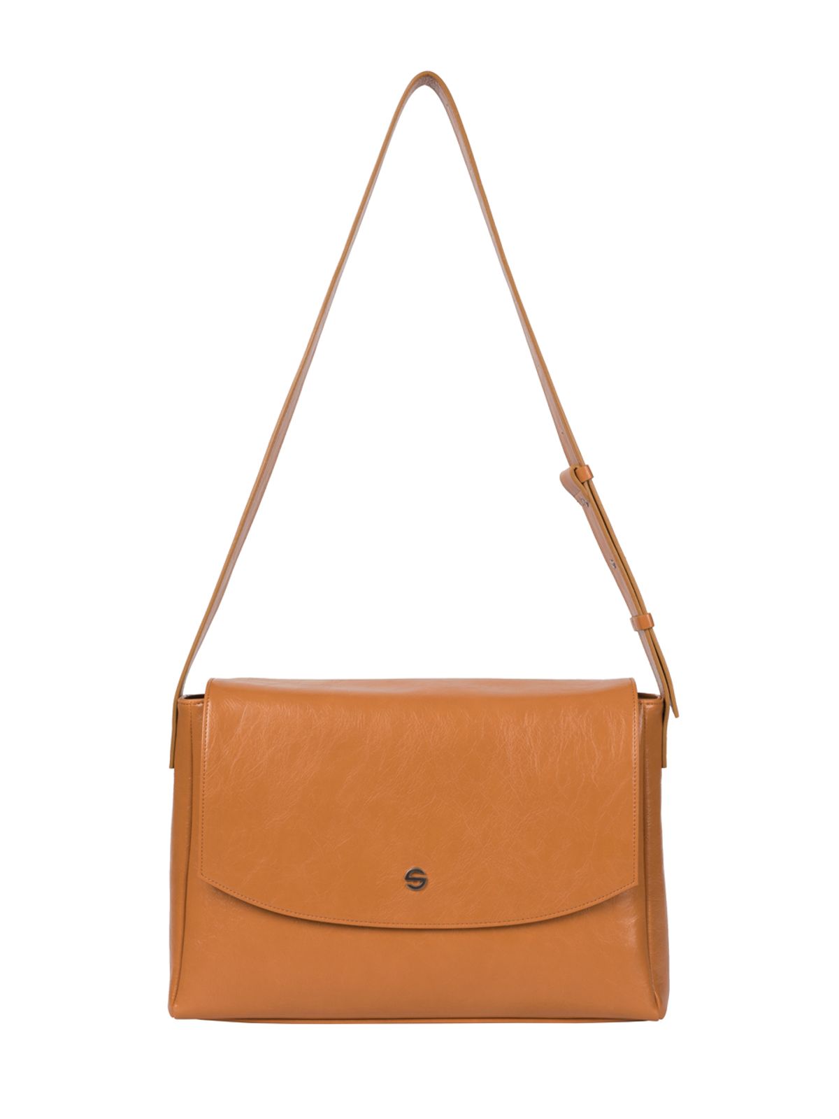 세미코드(SEMICODE) capture bag - crinkle camel