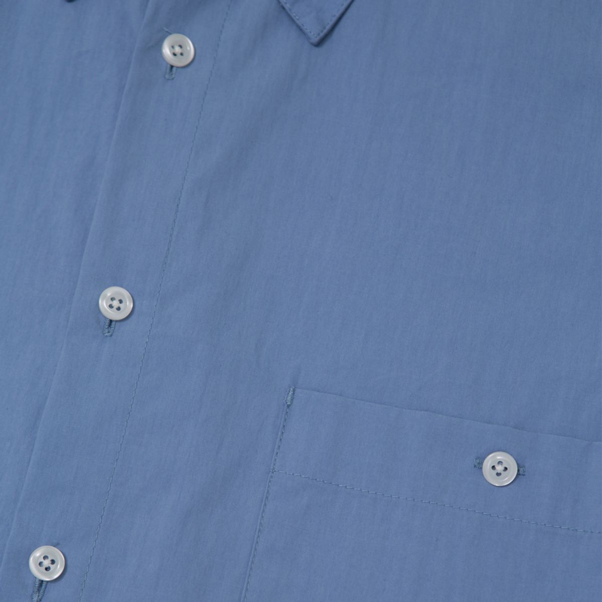 아르스 콘택트(ARSCONTACT) AC COMPACT POPLIN SHIRTS.BLUE