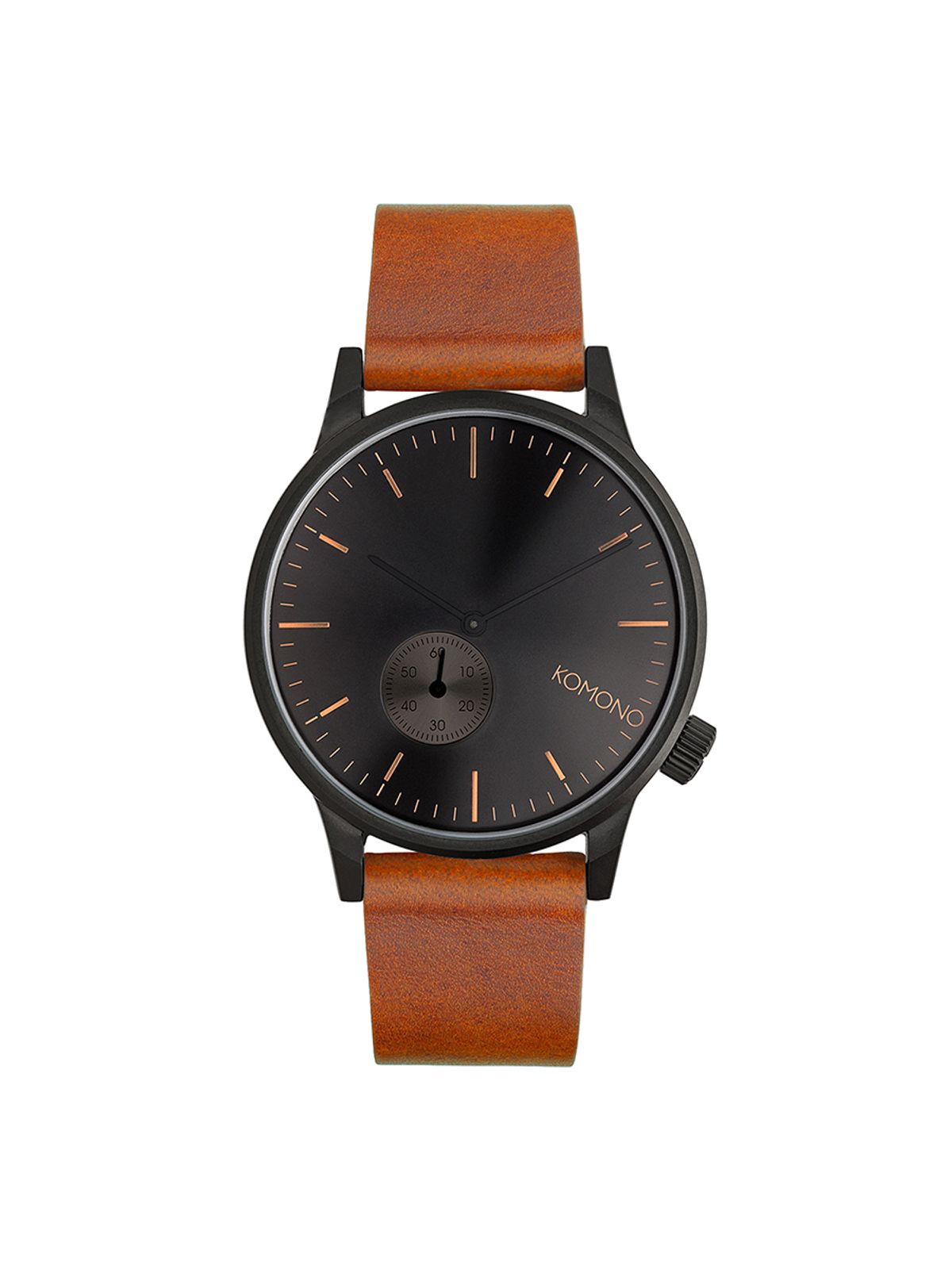 코모노와치(KOMONO WATCH) WINSTON SUBS Black Cognac