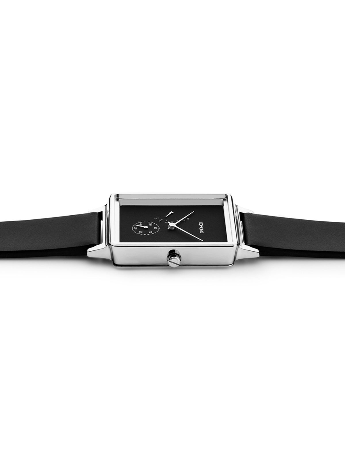 코모노와치(KOMONO WATCH) KONRAD Black Silver Retrograde
