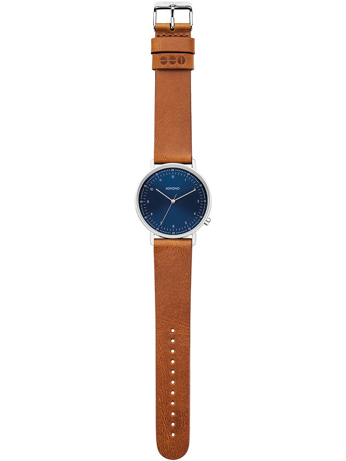코모노와치(KOMONO WATCH) LEWIS Blue Cognac