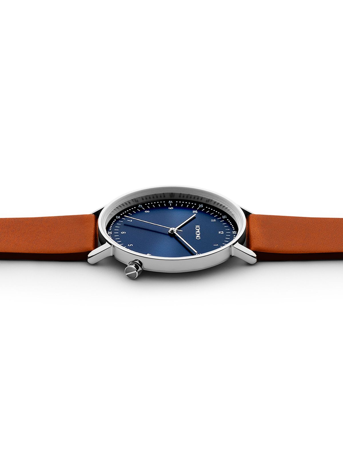 코모노와치(KOMONO WATCH) LEWIS Blue Cognac