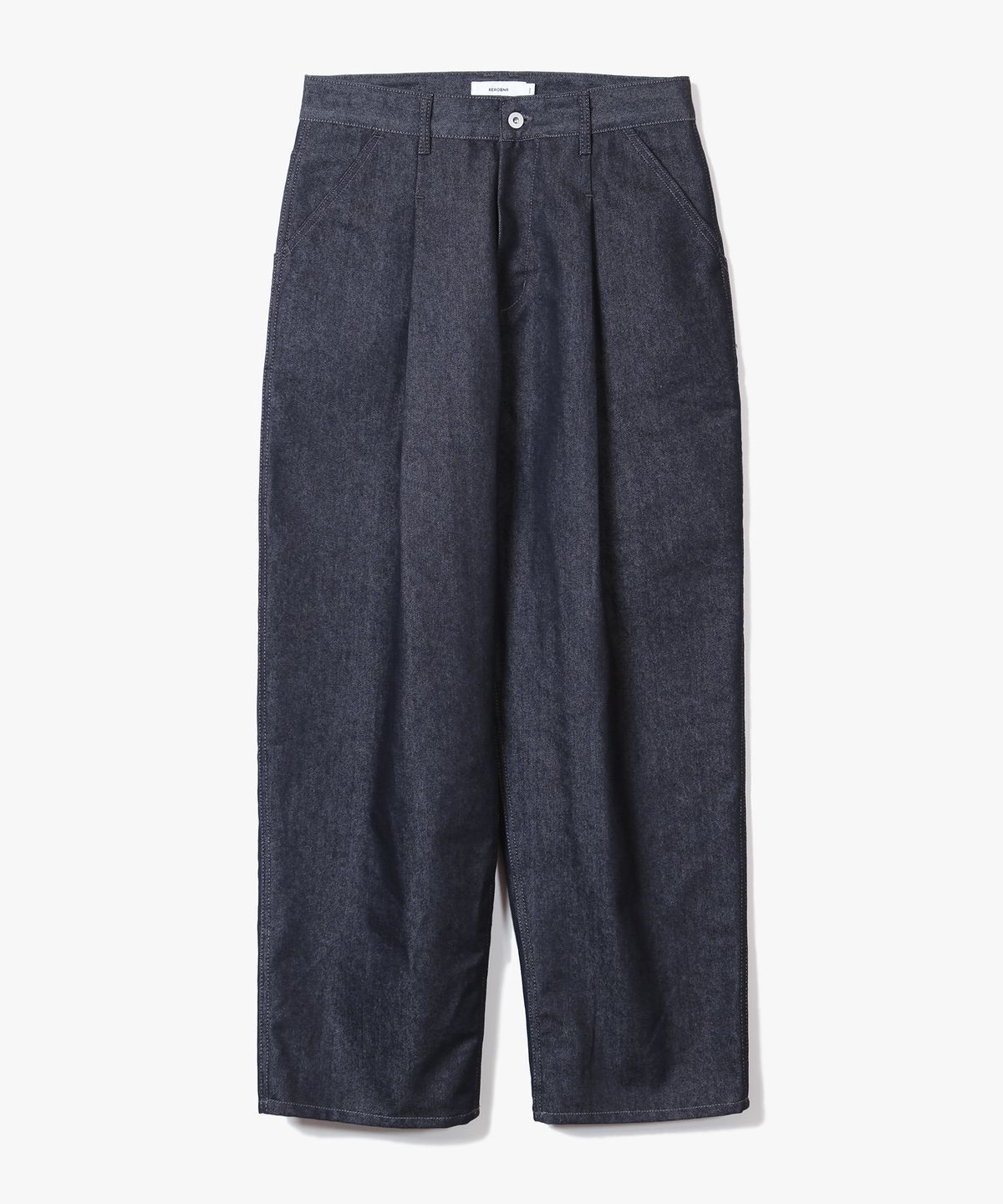 제로(XERO) Clean Deep One Tuck Denim Pants [Indigo]