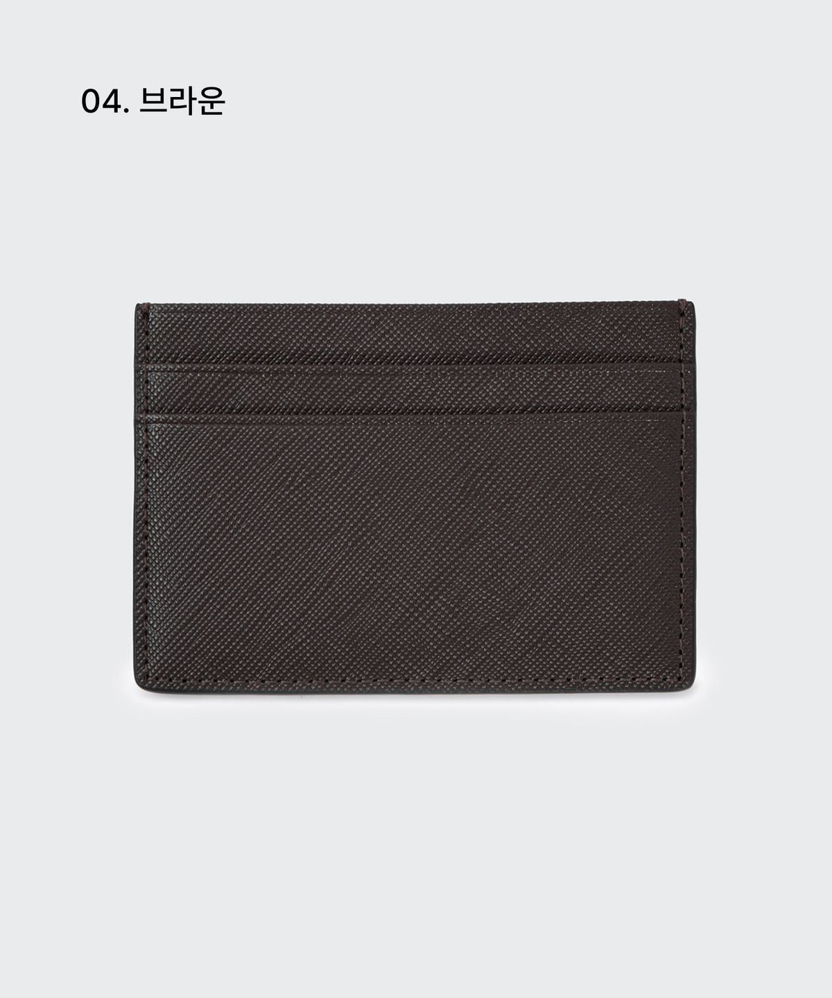 무신사 스탠다드(MUSINSA STANDARD) 사피아노 레더 카드 지갑
