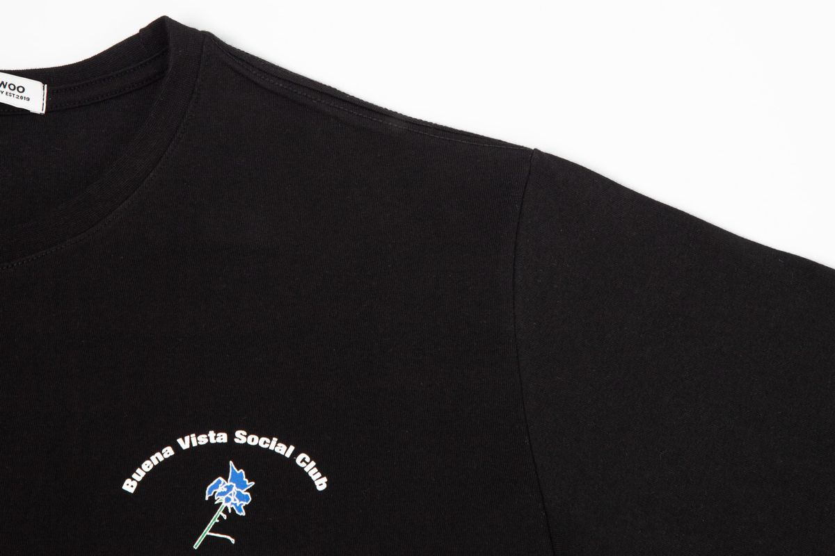 태우(TAEWOO) Havana social club t-shirt Black