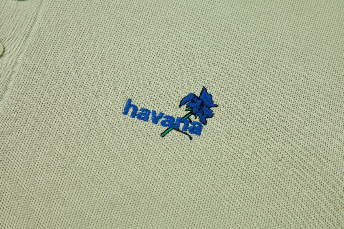 태우(TAEWOO) Havana pique shirt Mint