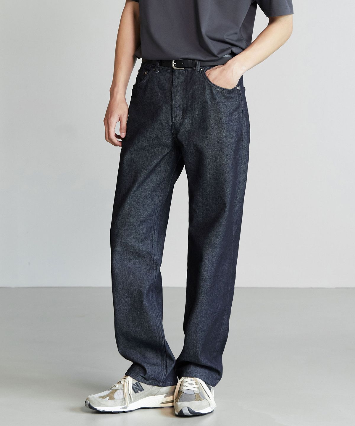 브랜디드(BRANDED) 1898 BLANK JEANS [WIDE STRAIGHT]