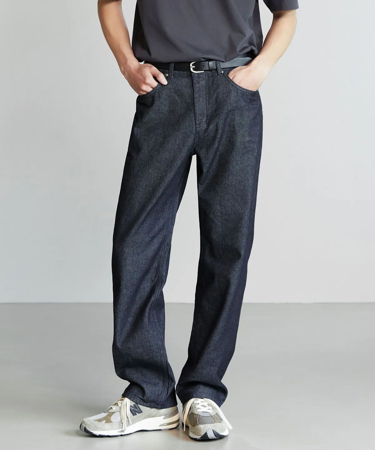 브랜디드(BRANDED) 1898 BLANK JEANS [WIDE STRAIGHT]