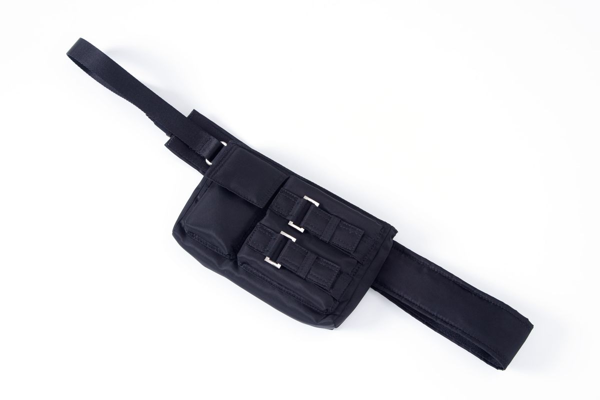 태우(TAEWOO) Double belted cross Bag