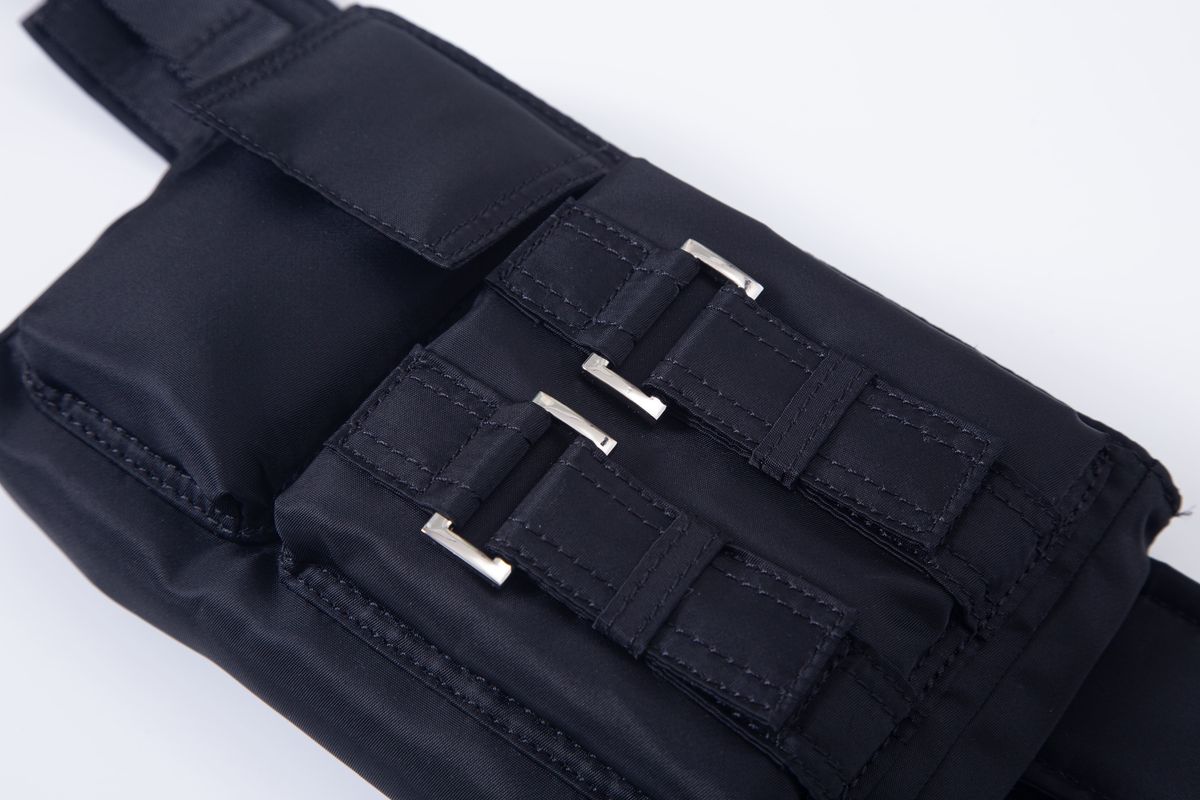 태우(TAEWOO) Double belted cross Bag