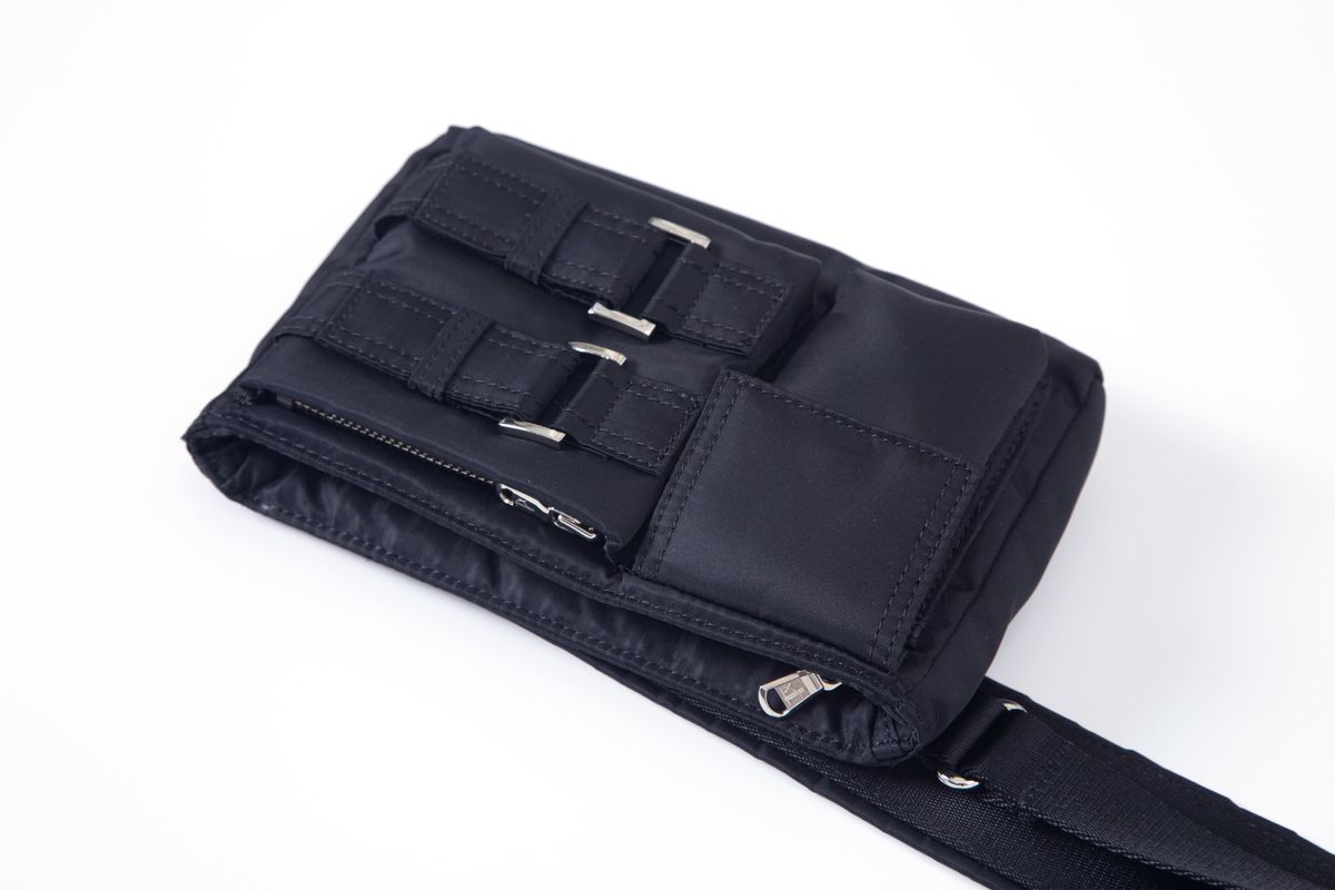 태우(TAEWOO) Double belted cross Bag