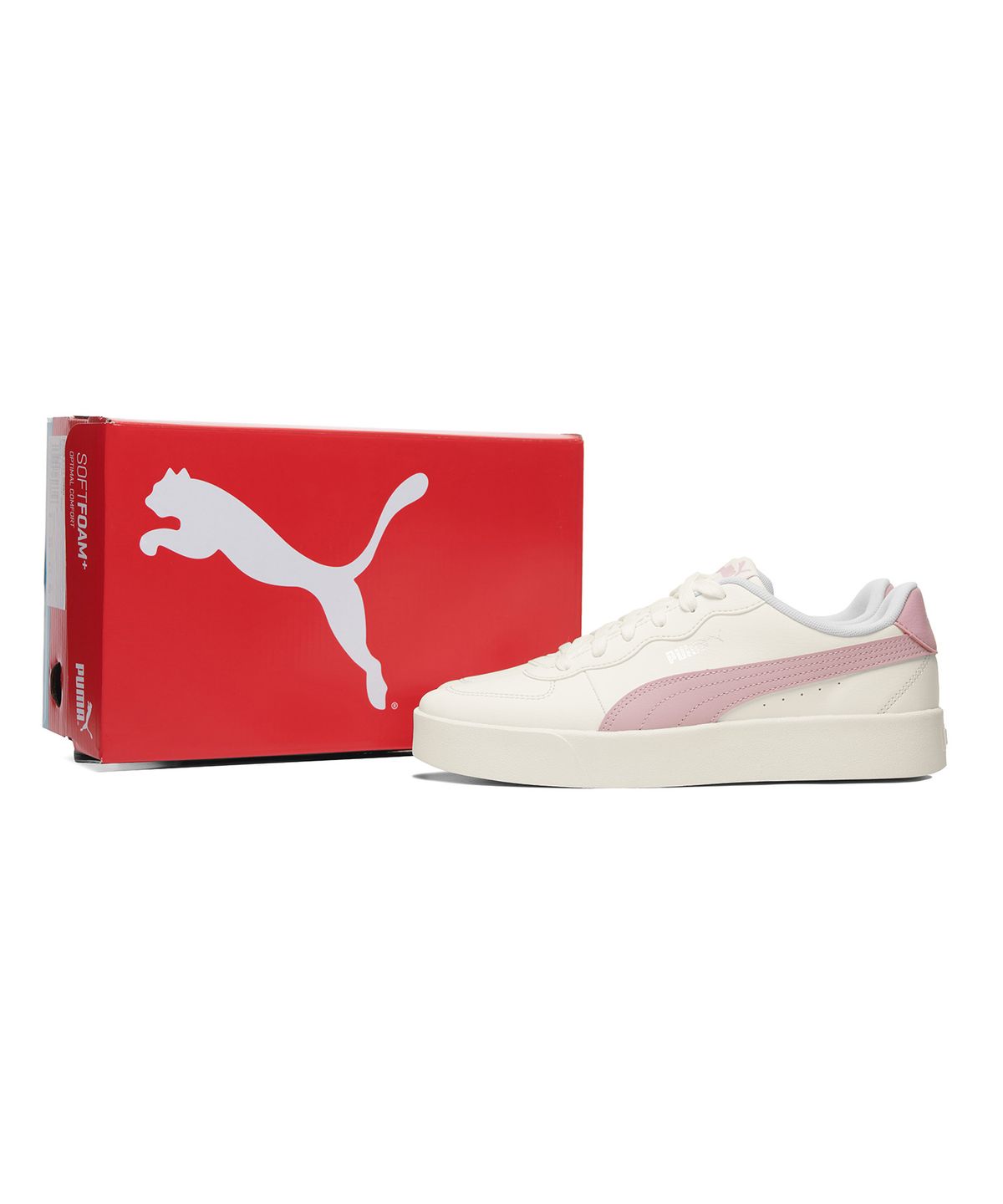 푸마(PUMA) 스카이 클린 - 화이트:핑크 / 380147-05