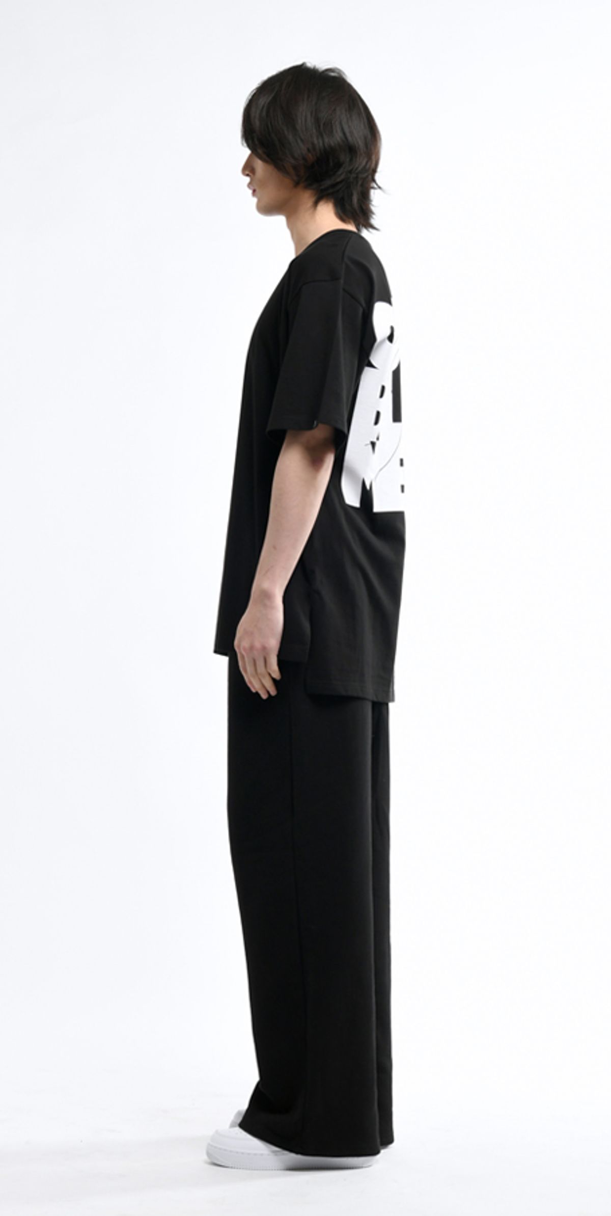블랙스미(BLEXXME) GODBLEXXME OVERSIZE FIT SLIT T-SHIRT BLACK