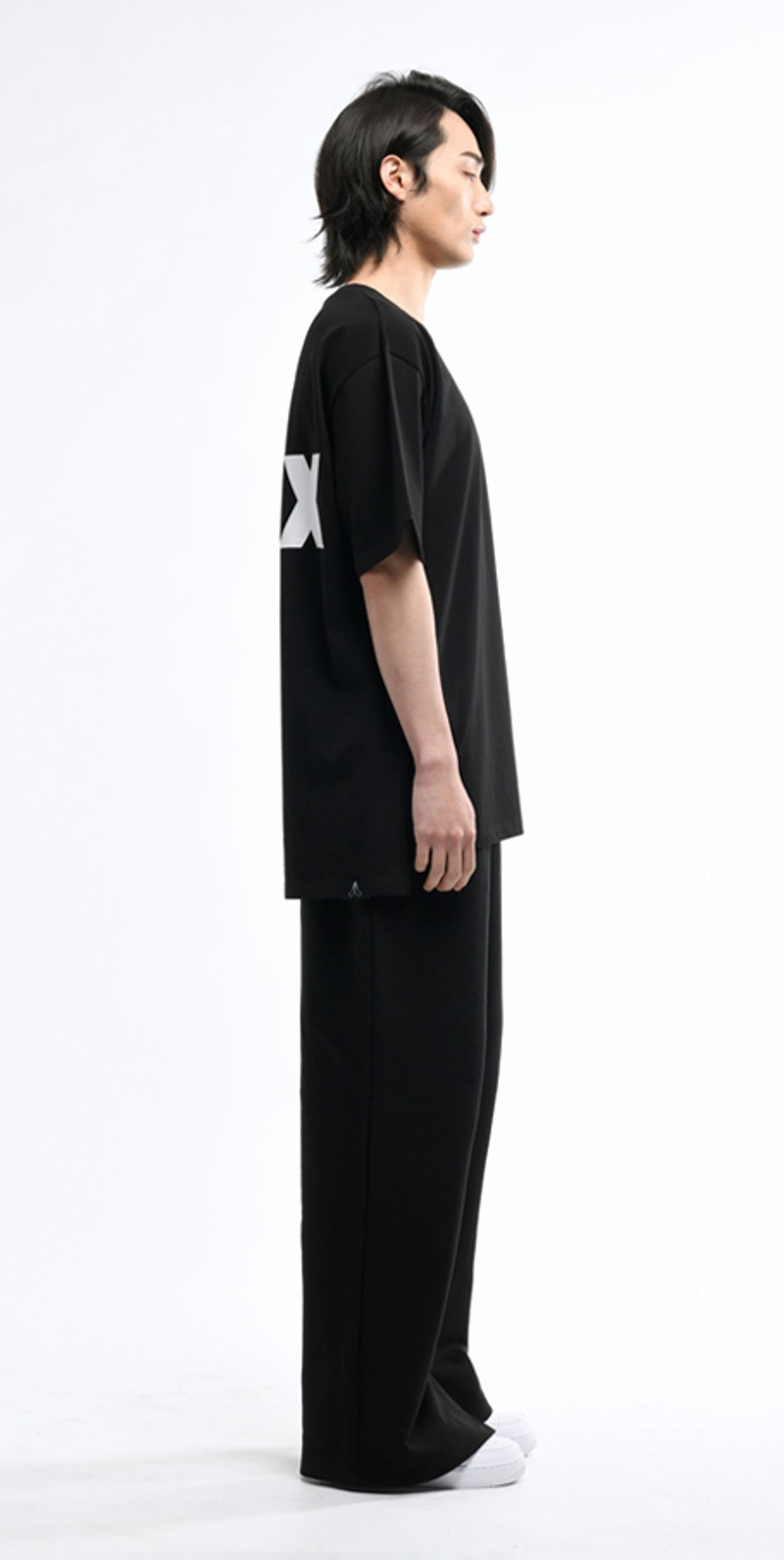 블랙스미(BLEXXME) GODBLEXXME OVERSIZE FIT SLIT T-SHIRT BLACK