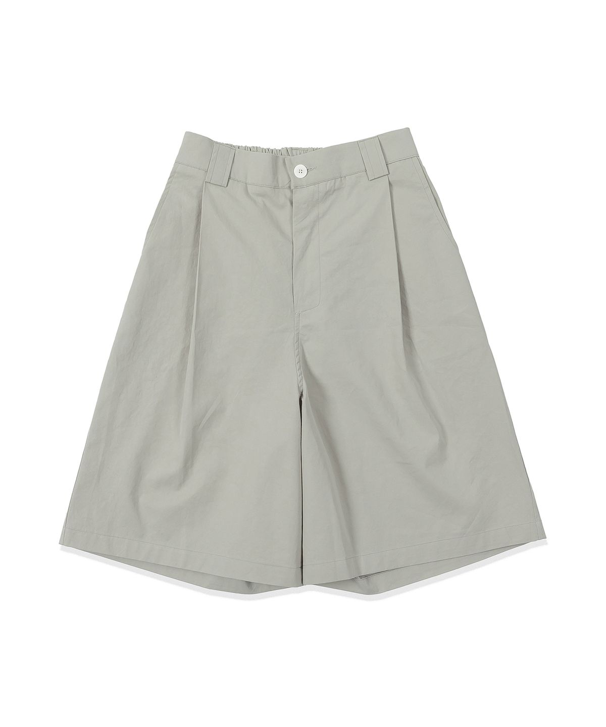코튼벨(COTTON BELL) 와이드 하프 팬츠 - French Gray