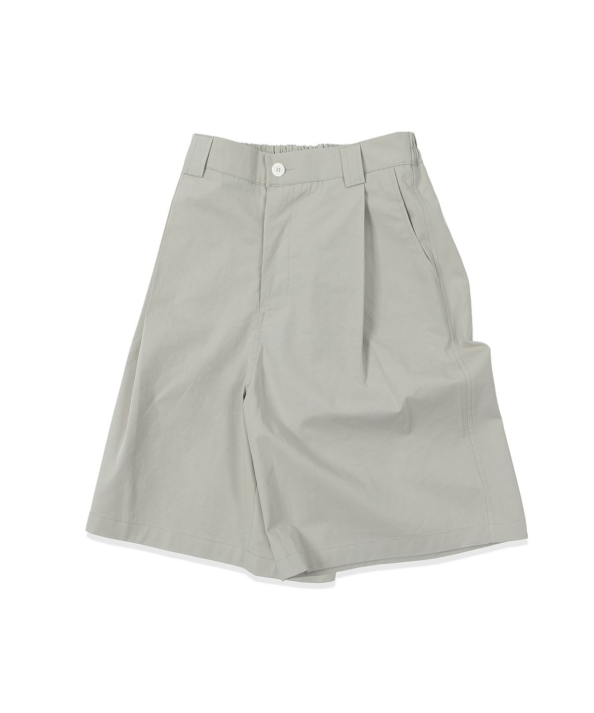 코튼벨(COTTON BELL) 와이드 하프 팬츠 - French Gray