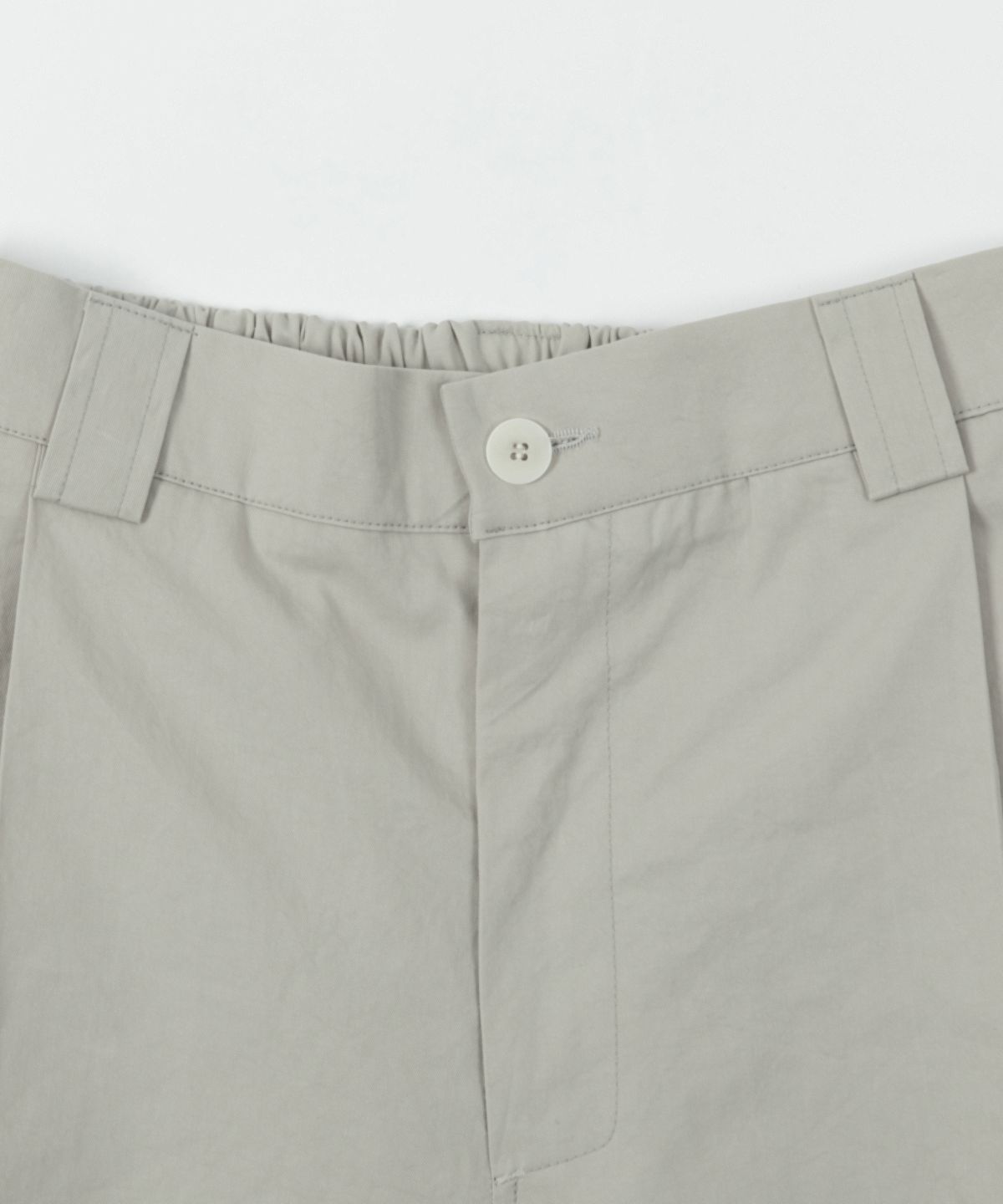 코튼벨(COTTON BELL) 와이드 하프 팬츠 - French Gray