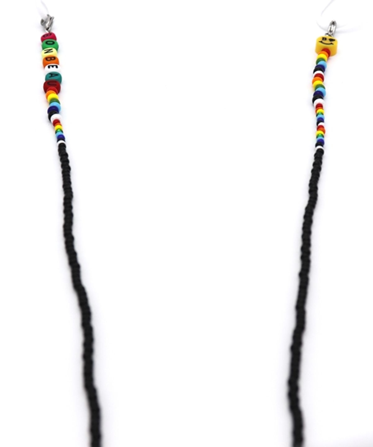 봉보(BONBEAU) Kitsch color initial beads mask strap 컬러 이니셜 시드비즈 마스크줄 스트랩