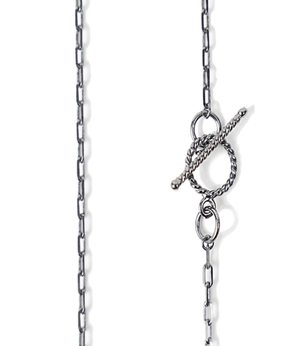 봉보(BONBEAU) Simple chic Necklace 흑도금 심플 초커 은목걸이