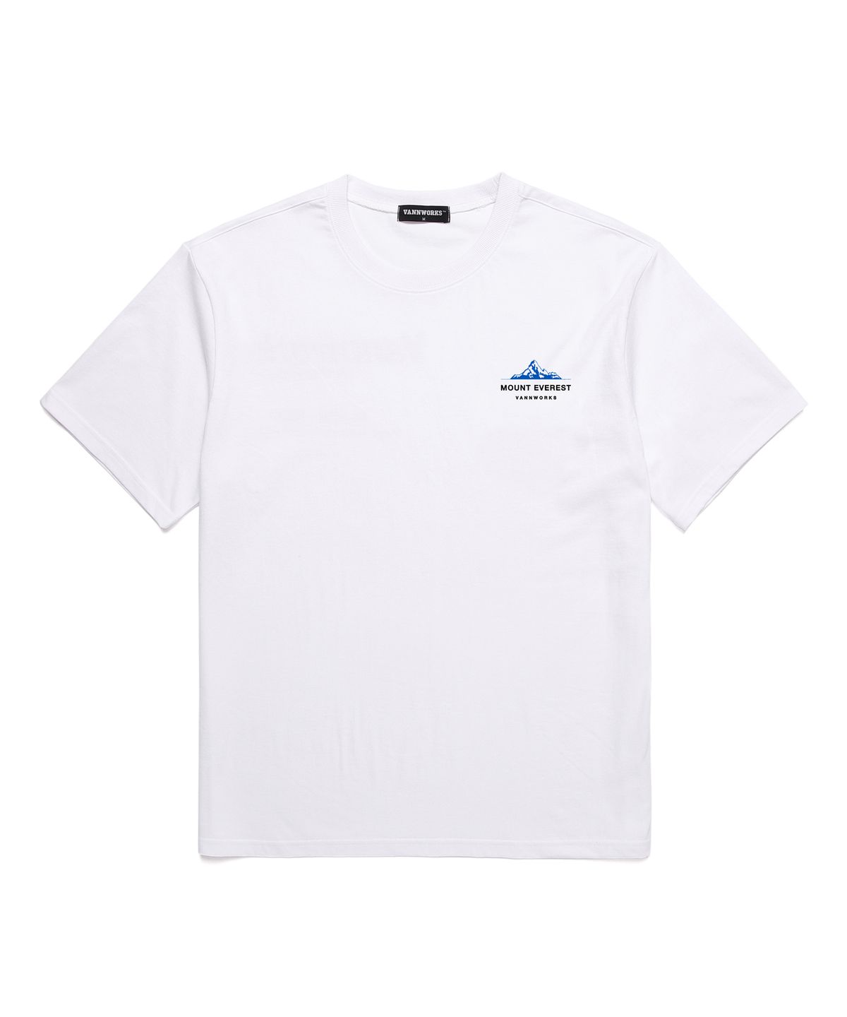 밴웍스(VANNWORKS) Mount Everert 오버핏 반팔 티셔츠 (VNCTS237) 화이트