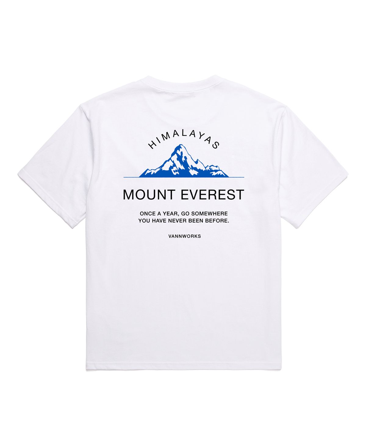 밴웍스(VANNWORKS) Mount Everert 오버핏 반팔 티셔츠 (VNCTS237) 화이트