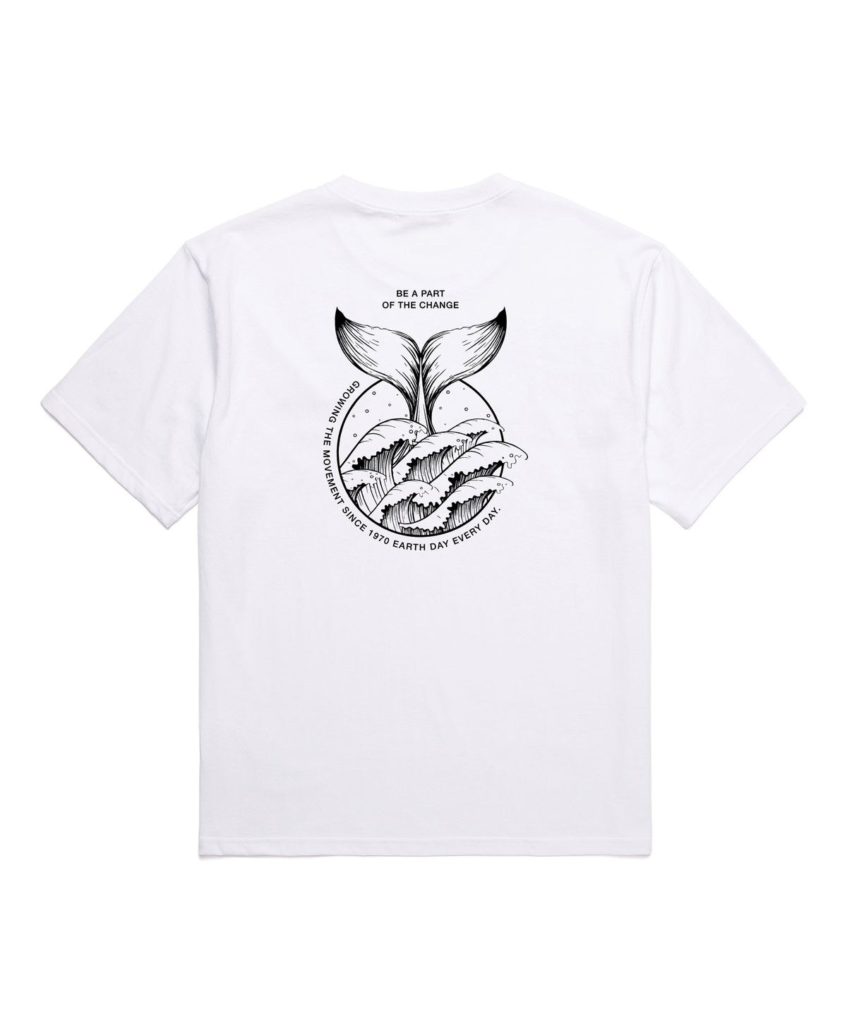 밴웍스(VANNWORKS) Earth Day Every Day 오버핏 반팔 티셔츠 (VNCTS238) 화이트