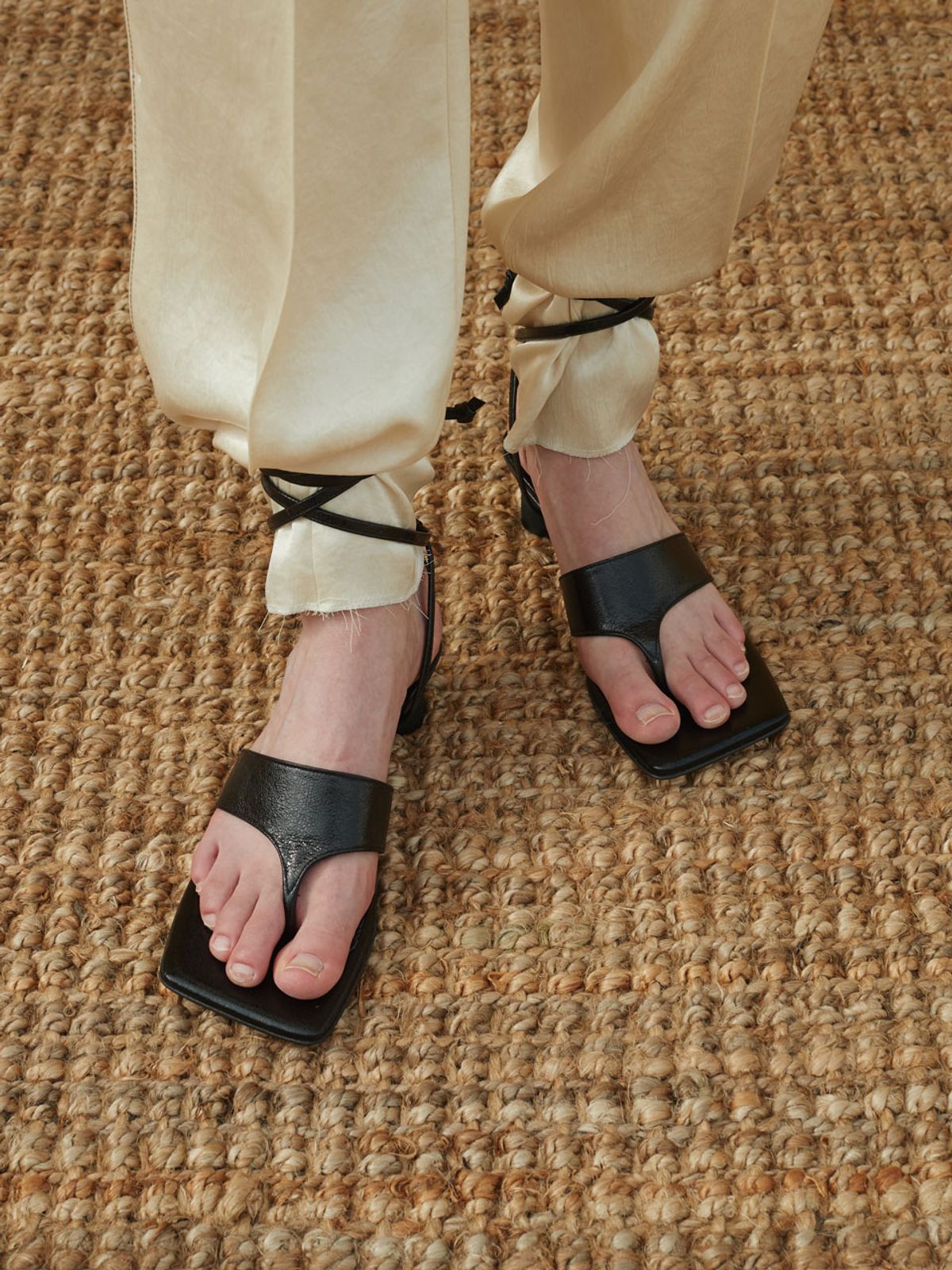 블랑토(BLANC TOE) 샌들 B20S19-BLACK