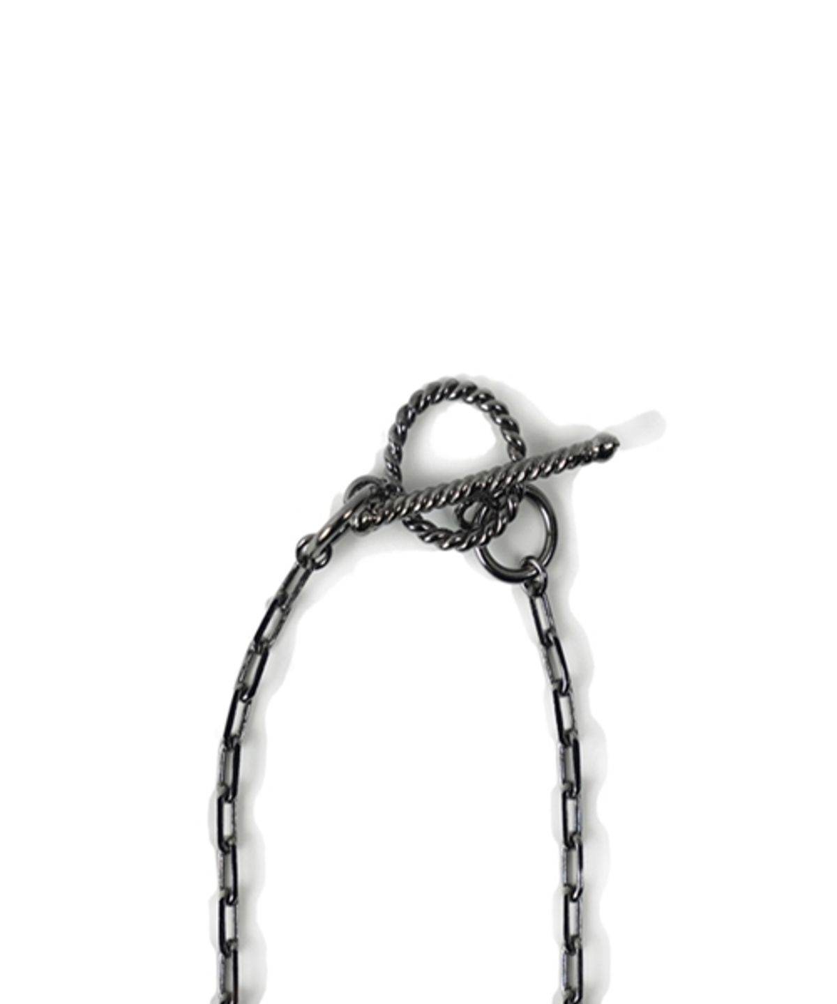 봉보(BONBEAU) Airplane chic Necklace 흑도금 비행기 팬던트 은목걸이