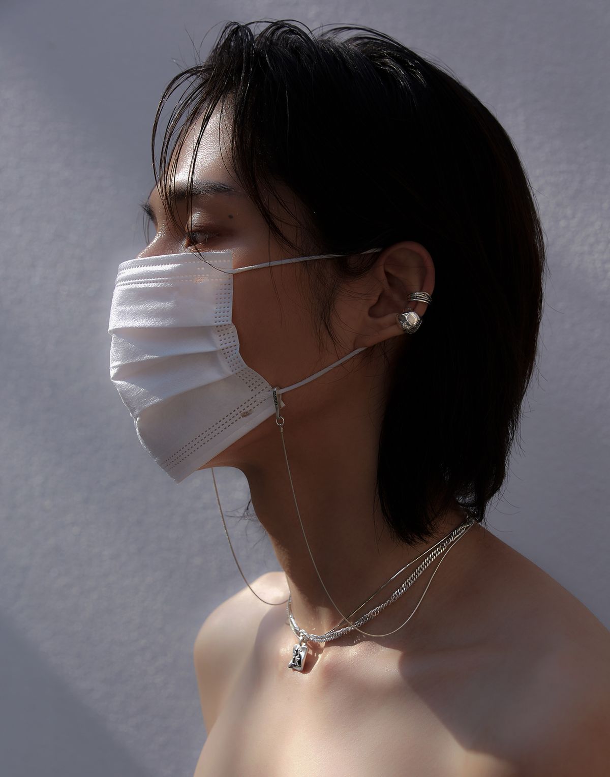실크(SYLK) 오무아무아  와이어체인 네크리스