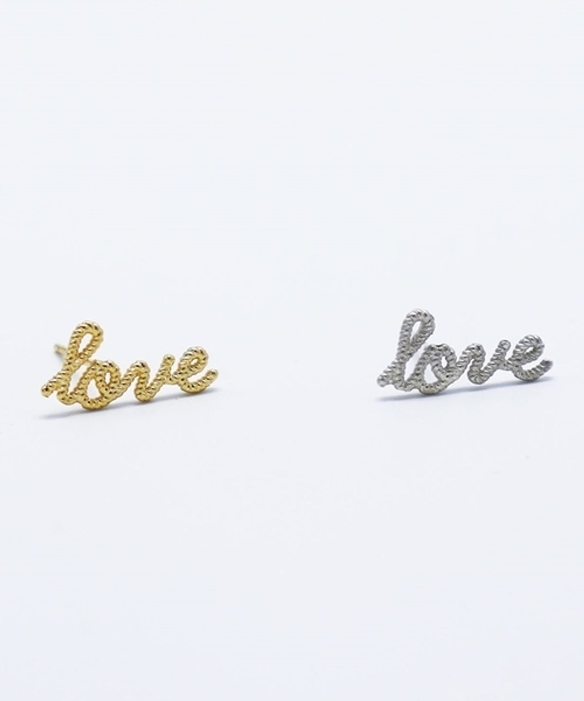 봉보(BONBEAU) Initial twist Earrings 이니셜 꼬임 은침 귀걸이