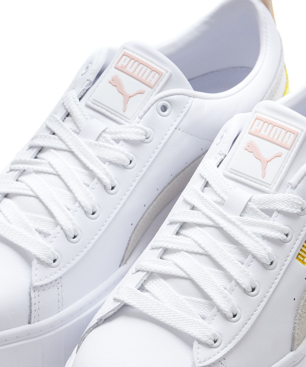 푸마(PUMA) 메이즈 레더 Wns - 화이트:핑크 / 381983-03