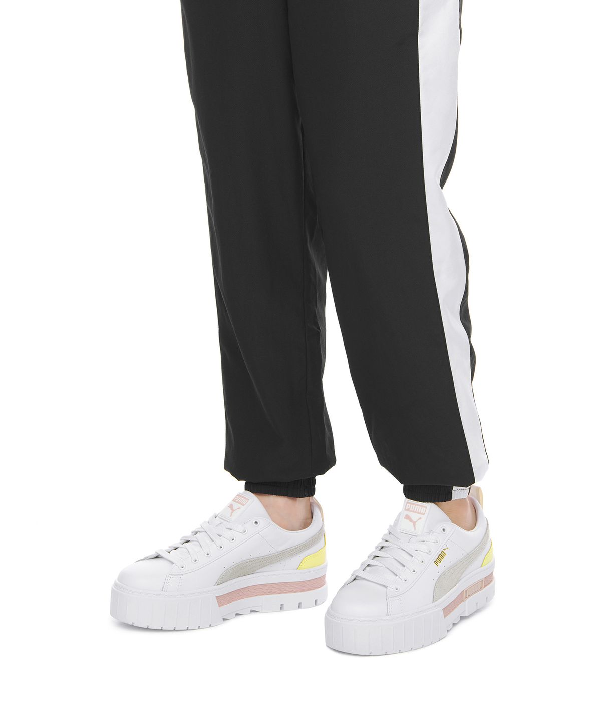푸마(PUMA) 메이즈 레더 Wns - 화이트:핑크 / 381983-03